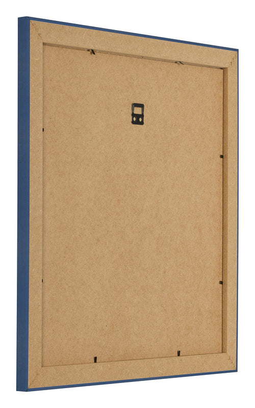 Fotokader 25x25cm Donkerblauw Geveegd MDF Pisa Achterzijde Schuin | Yourdecoration.be