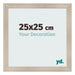 Fotokader 25x25cm Eiken Licht MDF Pisa Voorzijde Maat | Yourdecoration.be