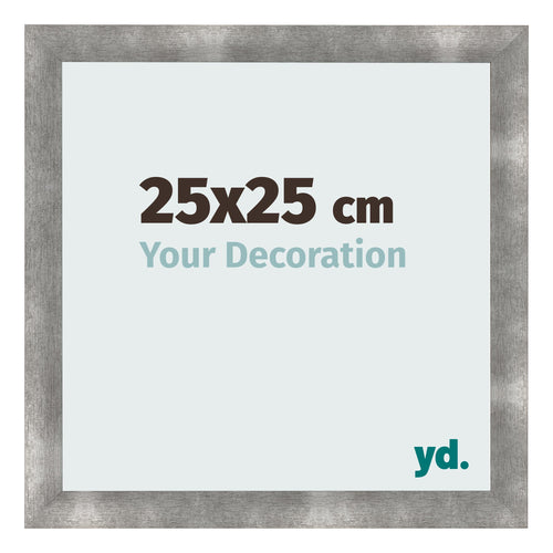 Fotokader 25x25cm Metaal Vintage MDF Pisa Voorzijde Maat | Yourdecoration.be