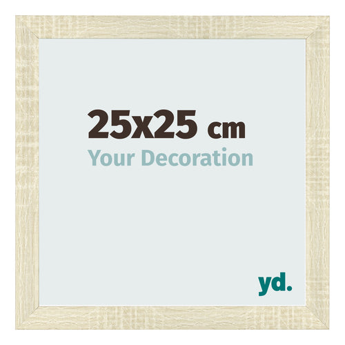 Fotokader 25x25cm Sonoma Eiken MDF Pisa Voorzijde Maat | Yourdecoration.be