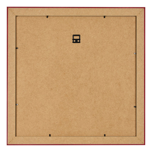 Fotokader 25x25cm Wijnrood Geveegd MDF Pisa Achterzijde | Yourdecoration.be