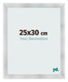 Fotokader 25x30cm Aluminium Geborsteld MDF Pisa Voorzijde Maat | Yourdecoration.be
