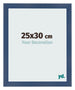 Fotokader 25x30cm Donkerblauw Geveegd MDF Pisa Voorzijde Maat | Yourdecoration.be