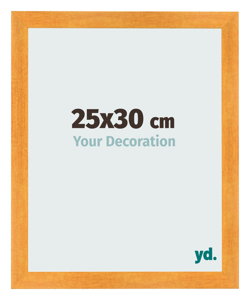 Fotokader 25x30cm Oranje MDF Pisa Voorzijde Maat | Yourdecoration.be
