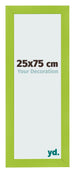 Fotokader 25x75cm Groen MDF Pisa Voorzijde Maat | Yourdecoration.be