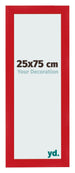 Fotokader 25x75cm Rood MDF Pisa Voorzijde Maat | Yourdecoration.be