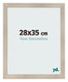 Fotokader 28x35cm Eiken Licht MDF Pisa Voorzijde Maat | Yourdecoration.be