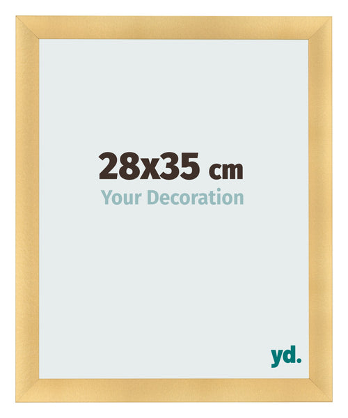 Fotokader 28x35cm Goud Mat MDF Pisa Voorzijde Maat | Yourdecoration.be