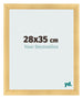 Fotokader 28x35cm Goud Mat MDF Pisa Voorzijde Maat | Yourdecoration.be