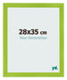 Fotokader 28x35cm Groen MDF Pisa Voorzijde Maat | Yourdecoration.be
