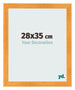 Fotokader 28x35cm Oranje MDF Pisa Voorzijde Maat | Yourdecoration.be