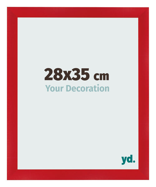 Fotokader 28x35cm Rood MDF Pisa Voorzijde Maat | Yourdecoration.be