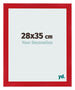 Fotokader 28x35cm Rood MDF Pisa Voorzijde Maat | Yourdecoration.be