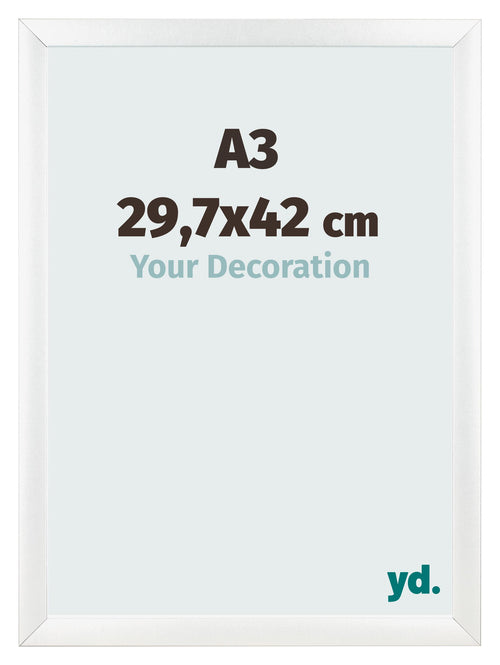 Fotokader 29 7x42cm A3 Wit Mat MDF Pisa Voorzijde Maat | Yourdecoration.be
