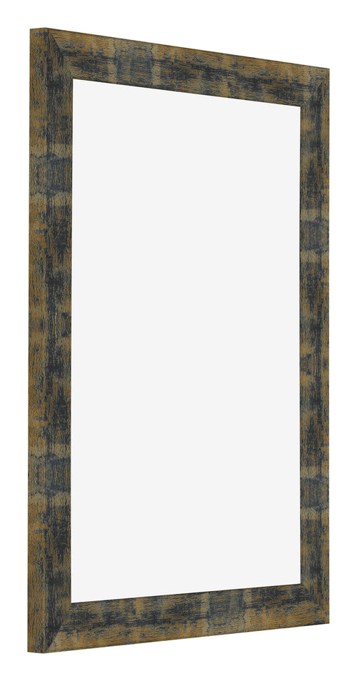 Fotokader 30x40cm Blauw Goud Gemeleerd MDF Pisa Voorzijde Schuin | Yourdecoration.be