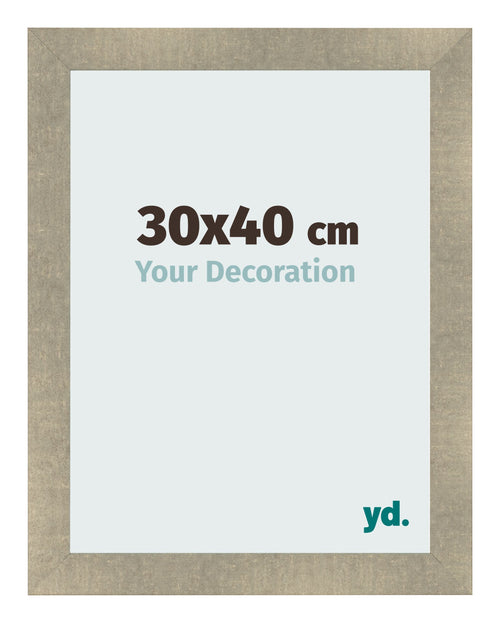 Fotokader 30x40cm Goud Antiek MDF Pisa Voorzijde Maat | Yourdecoration.be