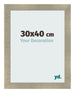 Fotokader 30x40cm Goud Antiek MDF Pisa Voorzijde Maat | Yourdecoration.be