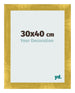 Fotokader 30x40cm Goud Vintage MDF Pisa Voorzijde Maat | Yourdecoration.be