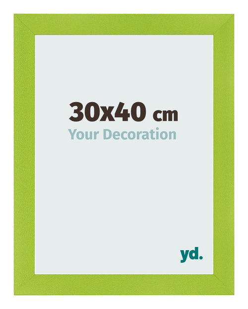 Fotokader 30x40cm Groen MDF Pisa Voorzijde Maat | Yourdecoration.be