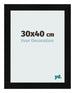 Fotokader 30x40cm Zwart Hoogglans MDF Pisa Voorzijde Maat | Yourdecoration.be