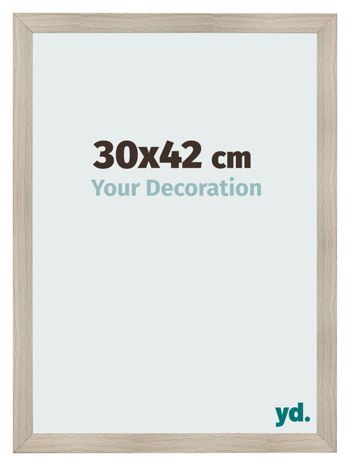 Fotokader 30x42cm Eiken Licht MDF Pisa Voorzijde Maat | Yourdecoration.be