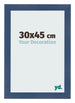 Fotokader 30x45cm Donkerblauw Geveegd MDF Pisa Voorzijde Maat | Yourdecoration.be