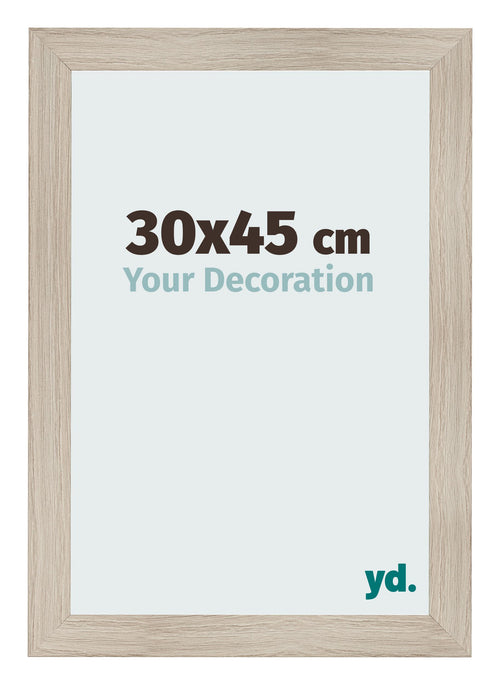 Fotokader 30x45cm Eiken Licht MDF Pisa Voorzijde Maat | Yourdecoration.be