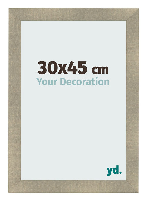 Fotokader 30x45cm Goud Antiek MDF Pisa Voorzijde Maat | Yourdecoration.be