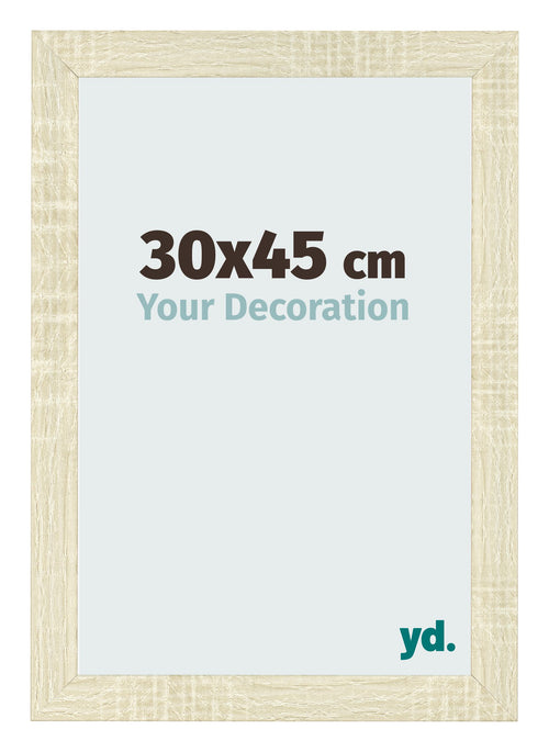 Fotokader 30x45cm Sonoma Eiken MDF Pisa Voorzijde Maat | Yourdecoration.be
