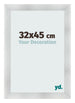 Fotokader 32x45cm Aluminium Geborsteld MDF Pisa Voorzijde Maat | Yourdecoration.be