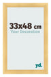 Fotokader 33x48cm Goud Mat MDF Pisa Voorzijde Maat | Yourdecoration.be