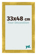Fotokader 33x48cm Goud Vintage MDF Pisa Voorzijde Maat | Yourdecoration.be