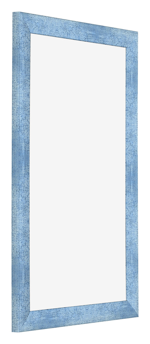 Fotokader 33x48cm Helder Blauw Geveegd MDF Pisa Voorzijde Schuin | Yourdecoration.be
