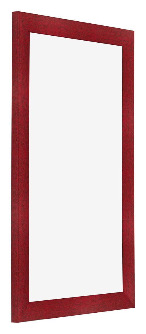 Fotokader 33x48cm Wijnrood Geveegd MDF Pisa Voorzijde Schuin | Yourdecoration.be