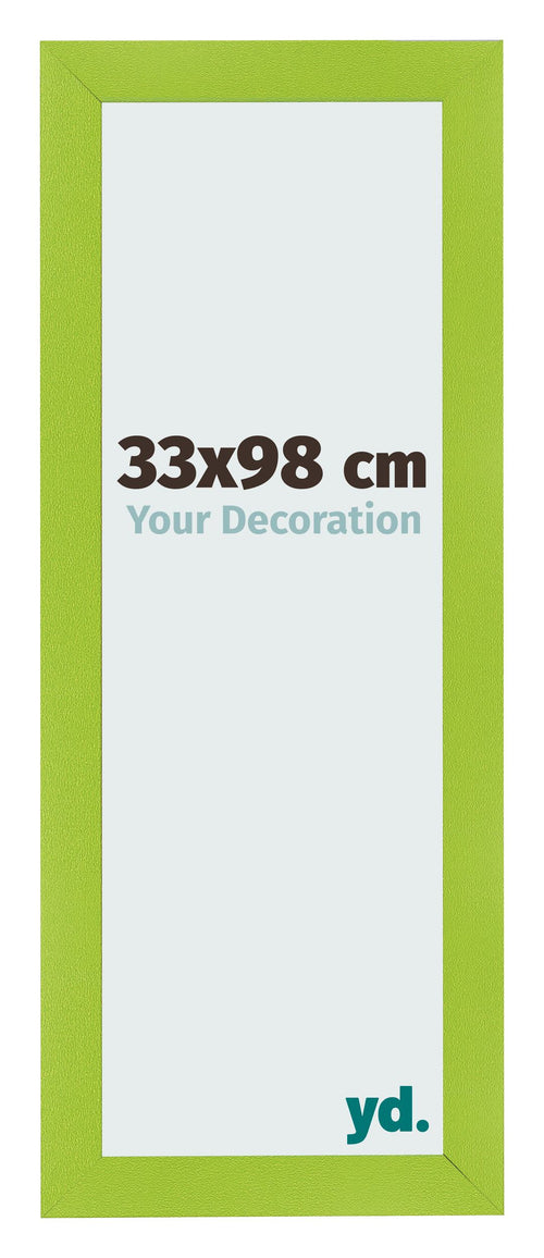 Fotokader 33x98cm Groen MDF Pisa Voorzijde Maat | Yourdecoration.be
