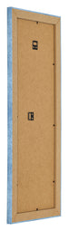 Fotokader 33x98cm Helder Blauw Geveegd MDF Pisa Achterzijde Schuin | Yourdecoration.be