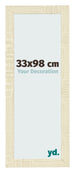 Fotokader 33x98cm Sonoma Eiken MDF Pisa Voorzijde Maat | Yourdecoration.be