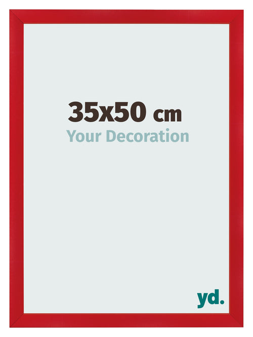 Fotokader 35x50cm Rood MDF Pisa Voorzijde Maat | Yourdecoration.be