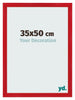 Fotokader 35x50cm Rood MDF Pisa Voorzijde Maat | Yourdecoration.be
