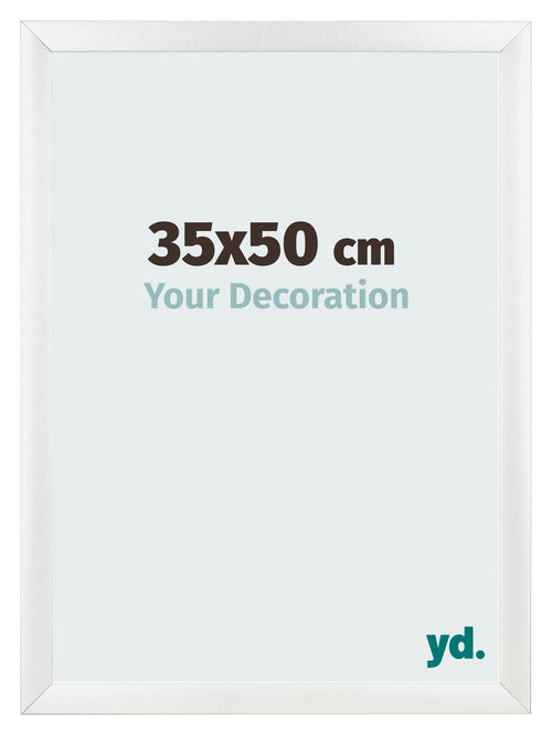 Fotokader 35x50cm Wit Hoogglans MDF Pisa Voorzijde Maat | Yourdecoration.be