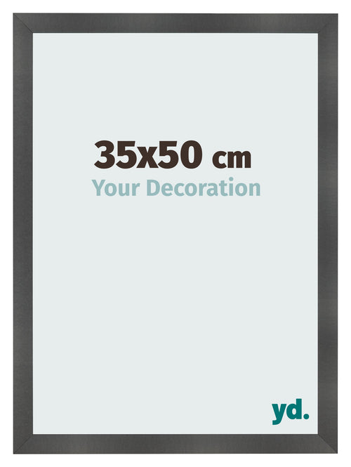 Fotokader 35x50cm Zwart Mat MDF Pisa Voorzijde Maat | Yourdecoration.be