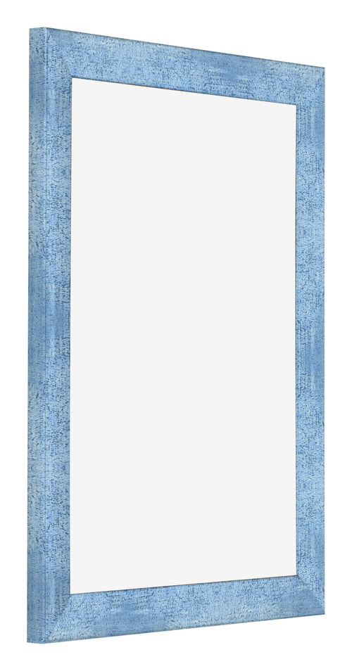 Fotokader 36x48cm Helder Blauw Geveegd MDF Pisa Voorzijde Schuin | Yourdecoration.be
