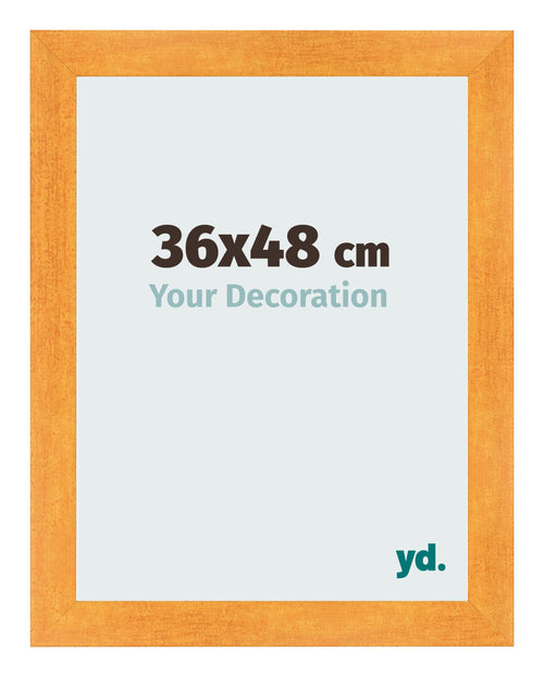 Fotokader 36x48cm Oranje MDF Pisa Voorzijde Maat | Yourdecoration.be