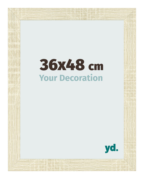 Fotokader 36x48cm Sonoma Eiken MDF Pisa Voorzijde Maat | Yourdecoration.be