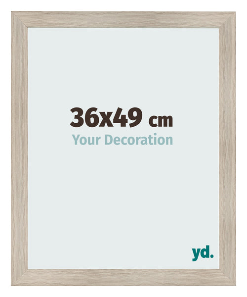 Fotokader 36x49cm Eiken Licht MDF Pisa Voorzijde Maat | Yourdecoration.be