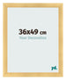 Fotokader 36x49cm Goud Mat MDF Pisa Voorzijde Maat | Yourdecoration.be