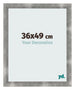 Fotokader 36x49cm Metaal Vintage MDF Pisa Voorzijde Maat | Yourdecoration.be