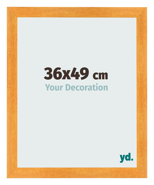 Fotokader 36x49cm Oranje MDF Pisa Voorzijde Maat | Yourdecoration.be
