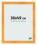 Fotokader 36x49cm Oranje MDF Pisa Voorzijde Maat | Yourdecoration.be