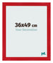 Fotokader 36x49cm Rood MDF Pisa Voorzijde Maat | Yourdecoration.be